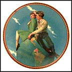 Heavenly Dreams Collector Plate by Norman Rockwell MAIN