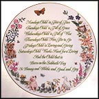 Poem Collector Plate by Pam Cooper MAIN