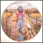 Thursday's Child Collector Plate by Pam Cooper MAIN
