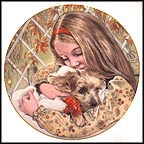 Wednesday's Child Collector Plate by Pam Cooper MAIN