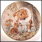 Puppy Pal Collector Plate by Pam Cooper MAIN