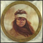 Apache Girl Collector Plate by Gregory Perillo MAIN