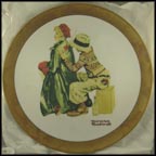 Sweethearts Collector Plate by Norman Rockwell MAIN