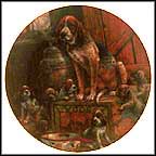 Plum Tuckered Out Collector Plate by Lowell Davis MAIN