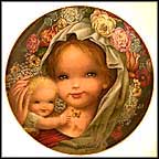 Floral Mother And Child Collector Plate by Juan Ferrandiz Castells MAIN