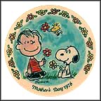 Linus And Snoopy Collector Plate by Charles Schulz MAIN