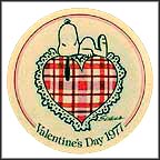 Home Is Where The Heart Is Collector Plate by Charles Schulz MAIN