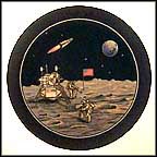 First Men On The Moon, July 20, 1969 Collector Plate MAIN