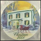 Hanby House in Westerville, Ohio Collector Plate by David Coolidge MAIN