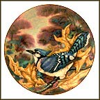 Blue Jay Collector Plate by A. E. Ruffing MAIN