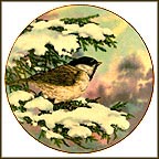 Carolina Chickadee Collector Plate by A. E. Ruffing MAIN