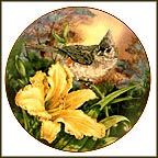 Tufted Titmouse Collector Plate by A. E. Ruffing MAIN