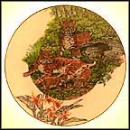 Bobcat Collector Plate by Sy And Dot Barlowe MAIN