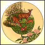 White-Tailed Deer Collector Plate by Sy And Dot Barlowe MAIN