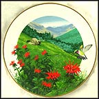 Bee Balm Collector Plate by Ralph Mark MAIN