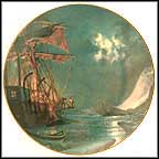 Moonlight In The Arctic - artist signed Collector Plate by John Stobart MAIN