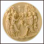 Christ's Entry Into Jerusalem Collector Plate by Albertu Santangela MAIN