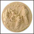 Christ Walks On The Water Collector Plate by Albertu Santangela MAIN