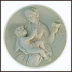 Serene Madonna Collector Plate by Ado Santini MAIN