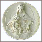 Wise Madonna Collector Plate by Alberto Santangela MAIN