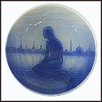 Mermaid Of Copenhagen Collector Plate by Edvard Eriksen MAIN