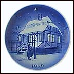 The Old Street Lamp Collector Plate by Svend Otto MAIN