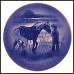 Boy With Horse Collector Plate by Mads Stage MAIN