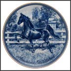 American Saddlebred Collector Plate by Poul T. Christensen MAIN