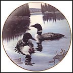New Light, New Life - Common Loons Collector Plate by Derk Hansen MAIN