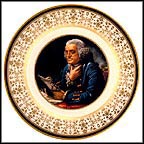 Benjamin Franklin Collector Plate by David Martin MAIN