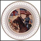 Congress Of Rough Riders Collector Plate by Jack Woodson MAIN