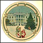 Christmas At The White House Collector Plate by Jack Woodson MAIN