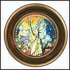 Statue Of Liberty Collector Plate by Jack Woodson MAIN