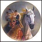 Chief Crazy Horse - artist signed Collector Plate by Gregory Perillo MAIN