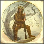 Daniel Boone Collector Plate by Gregory Perillo MAIN