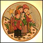 The Carolers Collector Plate by Vincente Tiziano MAIN