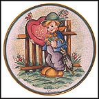 Valentine Boy Collector Plate by Vincente Tiziano MAIN