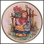 Valentine Girl Collector Plate by Vincente Tiziano MAIN