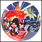 Arrival Of Mickey And Minnie Collector Plate by Disney Studio Artists MAIN