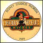 Hollywood Mickey Collector Plate by Disney Studio Artists MAIN