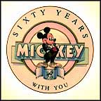 Sixty Years Of Mickey Collector Plate by Disney Studio Artists MAIN