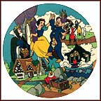 The Enchantment Of Snow White Collector Plate by Disney Studio Artists MAIN