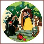 The Witch And The Apple Collector Plate by Disney Studio Artists MAIN