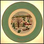 Christmas On The Farm Collector Plate MAIN