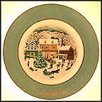 Country Christmas Collector Plate MAIN