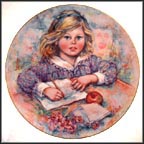 Wistful Collector Plate by Mary Vickers MAIN