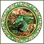 Morgan La Fay And Mordred Collector Plate by Richard Hook MAIN