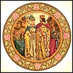 Wedding Of Arthur And Guinevere Collector Plate by Richard Hook MAIN