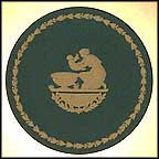 The Baptism Of Achilles - Blue Jasper Collector Plate MAIN