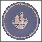 The Spinner - Blue Jasper Collector Plate MAIN